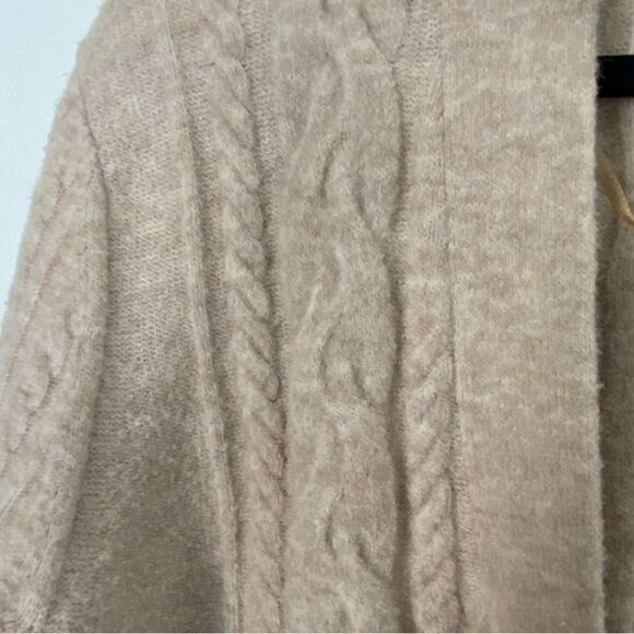 Banana Republic‎ Women’s Cardigan Duster Cable Knit Merino Wool Blend  Medium - Picture 10 of 12